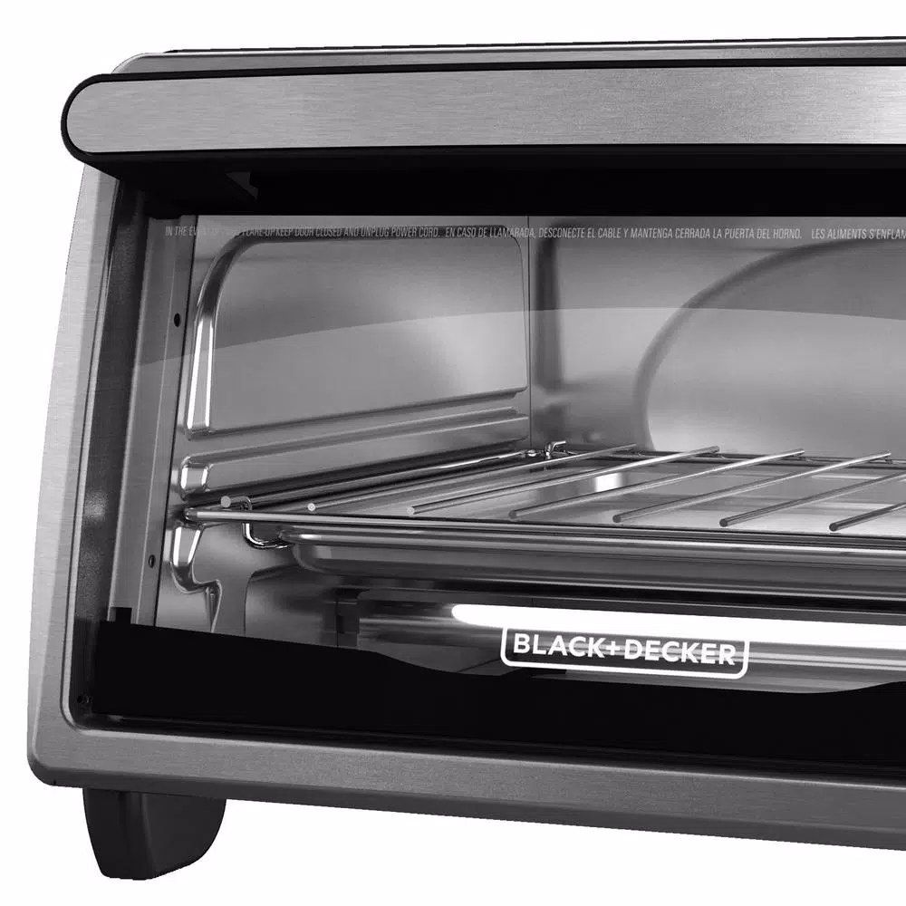 Toasters BLACK+DECKER 4-Slice Stainless Steel Toaster Oven 8 Toasters BLACK+DECKER 4-Slice Stainless Steel Toaster Oven - Image 6