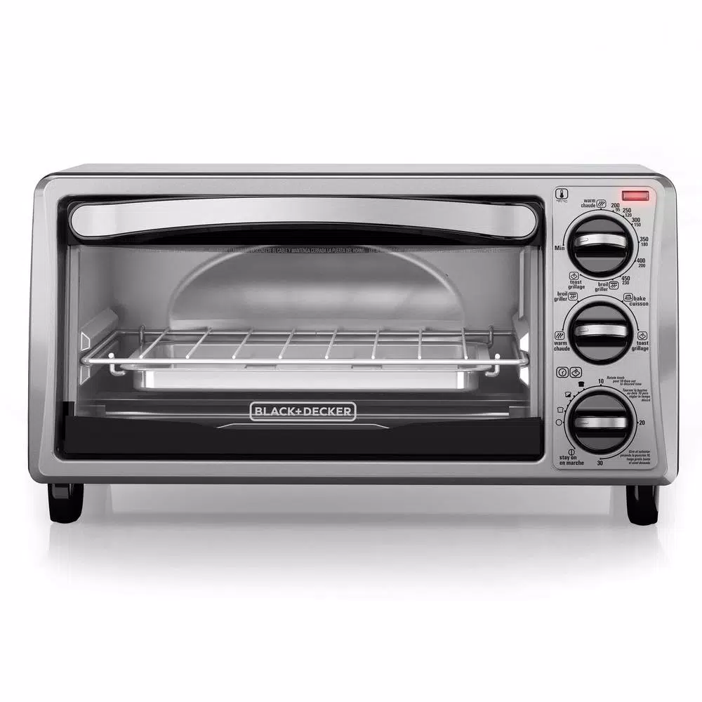 Toasters BLACK+DECKER 4-Slice Stainless Steel Toaster Oven 3 Toasters BLACK+DECKER 4-Slice Stainless Steel Toaster Oven