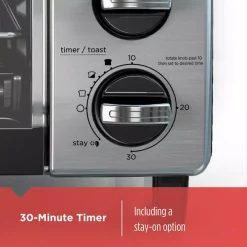 Toasters BLACK+DECKER 1150 W 4-Slice Stainless Steel Convection Toaster Oven With Built-In Timer 16 Toasters BLACK+DECKER 1150 W 4-Slice Stainless Steel Convection Toaster Oven With Built-In Timer -Dessert Makers Popular Store stainless steel black decker toaster ovens to1750sb 76 1000