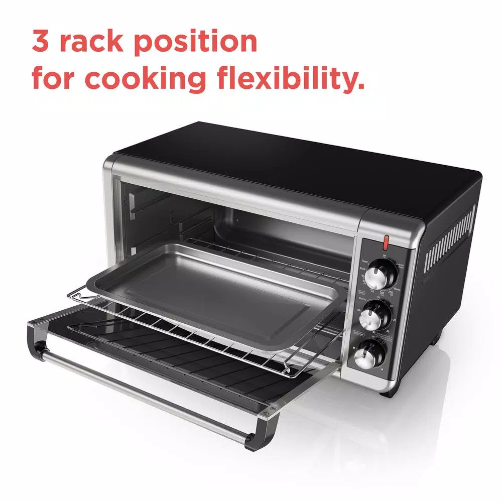Toasters BLACK+DECKER 1500 W 8-Slice Stainless Steel Toaster Oven With Broiler 6 Toasters BLACK+DECKER 1500 W 8-Slice Stainless Steel Toaster Oven With Broiler - Image 4