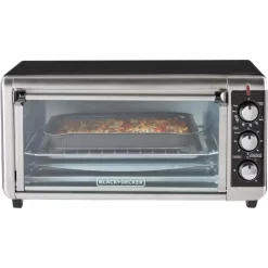 Toasters BLACK+DECKER 1500 W 8-Slice Stainless Steel Toaster Oven With Broiler 21 Toasters BLACK+DECKER 1500 W 8-Slice Stainless Steel Toaster Oven With Broiler -Dessert Makers Popular Store stainless steel black decker toaster ovens to3250xsb 1f 1000