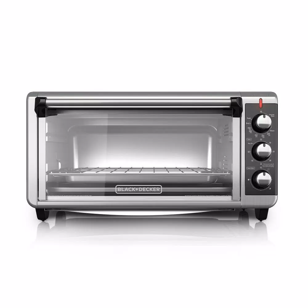 Toasters BLACK+DECKER 1500 W 8-Slice Stainless Steel Toaster Oven With Broiler 3 Toasters BLACK+DECKER 1500 W 8-Slice Stainless Steel Toaster Oven With Broiler