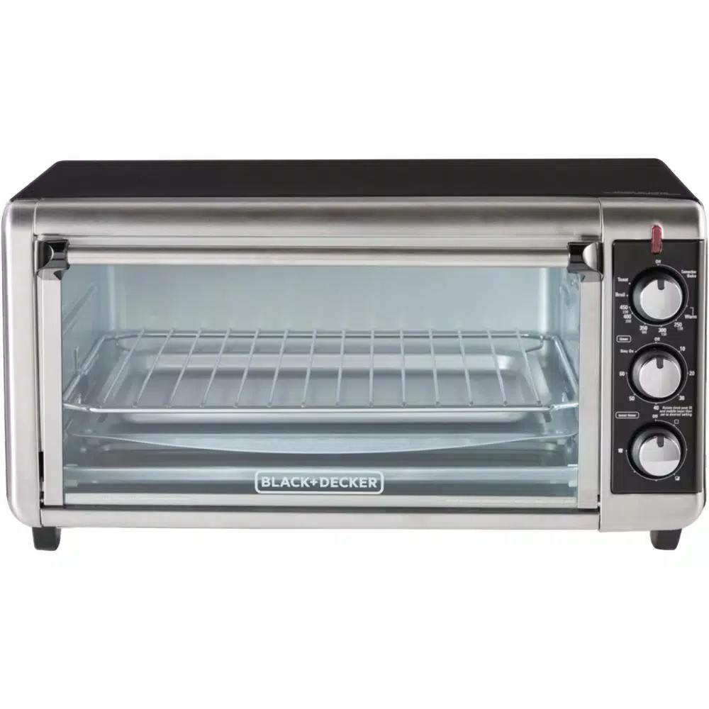 Toasters BLACK+DECKER 1500 W 8-Slice Stainless Steel Toaster Oven With Broiler 4 Toasters BLACK+DECKER 1500 W 8-Slice Stainless Steel Toaster Oven With Broiler - Image 2