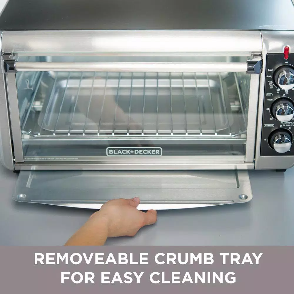 Toasters BLACK+DECKER 1500 W 8-Slice Stainless Steel Toaster Oven With Broiler 12 Toasters BLACK+DECKER 1500 W 8-Slice Stainless Steel Toaster Oven With Broiler - Image 10