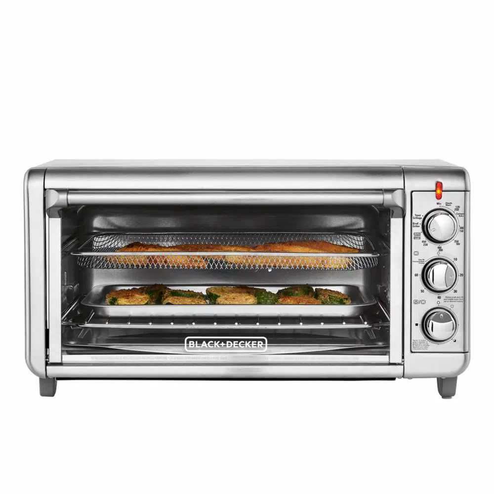 Toasters BLACK+DECKER Crisp ‘N Bake 1500 W 8-Slice Stainless Steel Toaster Oven With Fry Basket 5 Toasters BLACK+DECKER Crisp ‘N Bake 1500 W 8-Slice Stainless Steel Toaster Oven With Fry Basket - Image 3