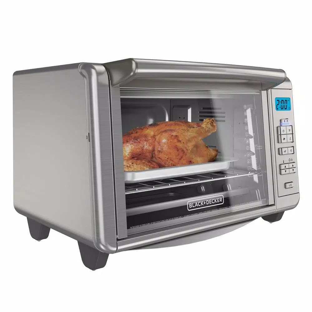 Toasters BLACK+DECKER 1500 W 6-Slice Stainless Steel Countertop Toaster Oven With Built-In Timer 4 Toasters BLACK+DECKER 1500 W 6-Slice Stainless Steel Countertop Toaster Oven With Built-In Timer - Image 2