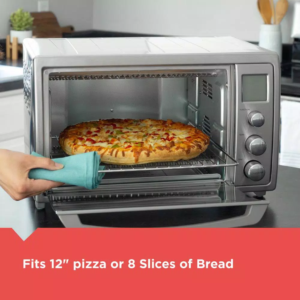 Toasters BLACK+DECKER Crisp ‘N Bake 8-Slice Air Fry Toaster Oven No Preheat, Stainless 7 Toasters BLACK+DECKER Crisp ‘N Bake 8-Slice Air Fry Toaster Oven No Preheat, Stainless - Image 5