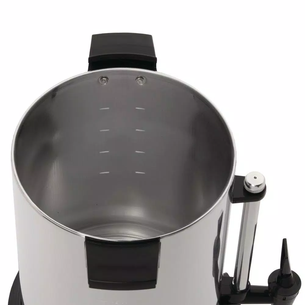Coffee Makers West Bend 55-Cup Silver Aluminum With Quick Brewing Large Capacity Commercial Coffee Urn Features Automatic Temperature Control 6 Coffee Makers West Bend 55-Cup Silver Aluminum With Quick Brewing Large Capacity Commercial Coffee Urn Features Automatic Temperature Control - Image 4