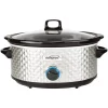 Cookers Brentwood Appliances Diamond 7 Qt. Stainless Steel Slow Cooker With Tempered Glass Lid 1 Cookers Brentwood Appliances Diamond 7 Qt. Stainless Steel Slow Cooker With Tempered Glass Lid -Dessert Makers Popular Store stainless steel brentwood appliances slow cookers sc 157s 64 1000