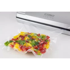 Food Processing CASO VC 10 Stainless Steel Food Vacuum Sealer With Food Management App And Food Vacuum Rolls (Set Of 2) 15 Food Processing CASO VC 10 Stainless Steel Food Vacuum Sealer With Food Management App And Food Vacuum Rolls (Set Of 2) -Dessert Makers Popular Store stainless steel caso food vacuum sealers 11340 2 kit 1d 1000
