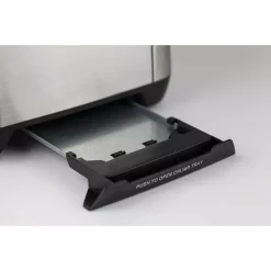 Toasters CASO Inox 2-Slice Stainless Steel Wide Slot Toaster With Automatic Shut-Off -Dessert Makers Popular Store stainless steel caso pop up toasters 12778 44 1000