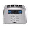 Toasters Cuisinart Touch To Toast 4-Slice Stainless Steel Wide Slot Leverless Toaster 2 Toasters Cuisinart Touch To Toast 4-Slice Stainless Steel Wide Slot Leverless Toaster -Dessert Makers Popular Store stainless steel cuisinart pop up toasters cpt 440 64 1000