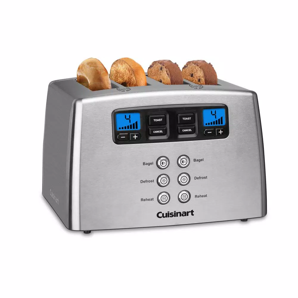 Toasters Cuisinart Touch To Toast 4-Slice Stainless Steel Wide Slot Leverless Toaster 5 Toasters Cuisinart Touch To Toast 4-Slice Stainless Steel Wide Slot Leverless Toaster - Image 3