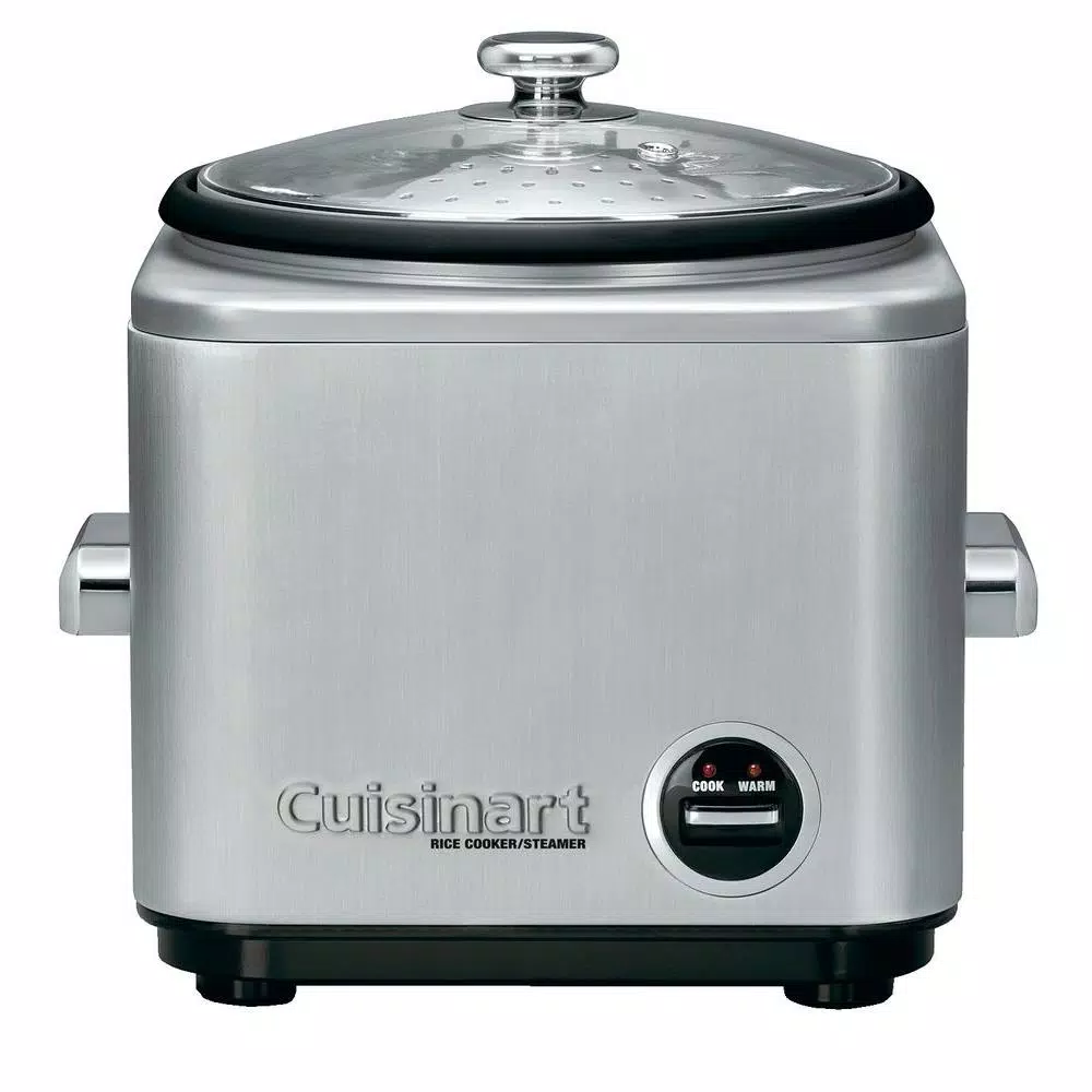 Cookers Cuisinart 8-Cup Stainless Steel Rice Cooker With Cord Storage 2 Cookers Cuisinart 8-Cup Stainless Steel Rice Cooker With Cord Storage