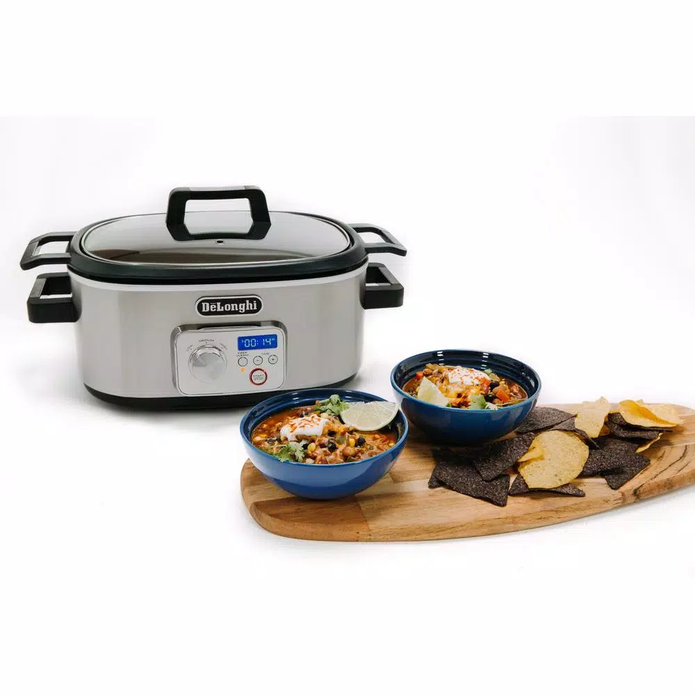 Cookers DeLonghi Livenza 6 Qt. Programmable Slow Cooker With Stovetop-Safe Pot 7 Cookers DeLonghi Livenza 6 Qt. Programmable Slow Cooker With Stovetop-Safe Pot - Image 5