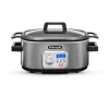 Cookers DeLonghi Livenza 6 Qt. Programmable Slow Cooker With Stovetop-Safe Pot 1 Cookers DeLonghi Livenza 6 Qt. Programmable Slow Cooker With Stovetop-Safe Pot -Dessert Makers Popular Store stainless steel delonghi slow cookers cks1660d 64 1000