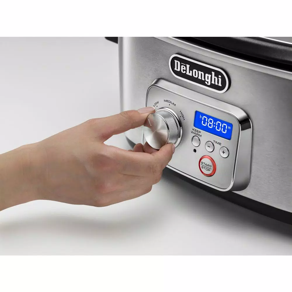 Cookers DeLonghi Livenza 6 Qt. Programmable Slow Cooker With Stovetop-Safe Pot 4 Cookers DeLonghi Livenza 6 Qt. Programmable Slow Cooker With Stovetop-Safe Pot - Image 2