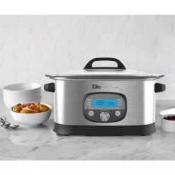 Cookers Elite 6.5 Qt. Stainless Steel Electric Multi-Cooker With Aluminum Pot 10 Cookers Elite 6.5 Qt. Stainless Steel Electric Multi-Cooker With Aluminum Pot -Dessert Makers Popular Store stainless steel elite multi cookers mst 516 4f 1000
