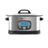 Cookers Elite 6.5 Qt. Stainless Steel Electric Multi-Cooker With Aluminum Pot -Dessert Makers Popular Store stainless steel elite multi cookers mst 516 64 1000