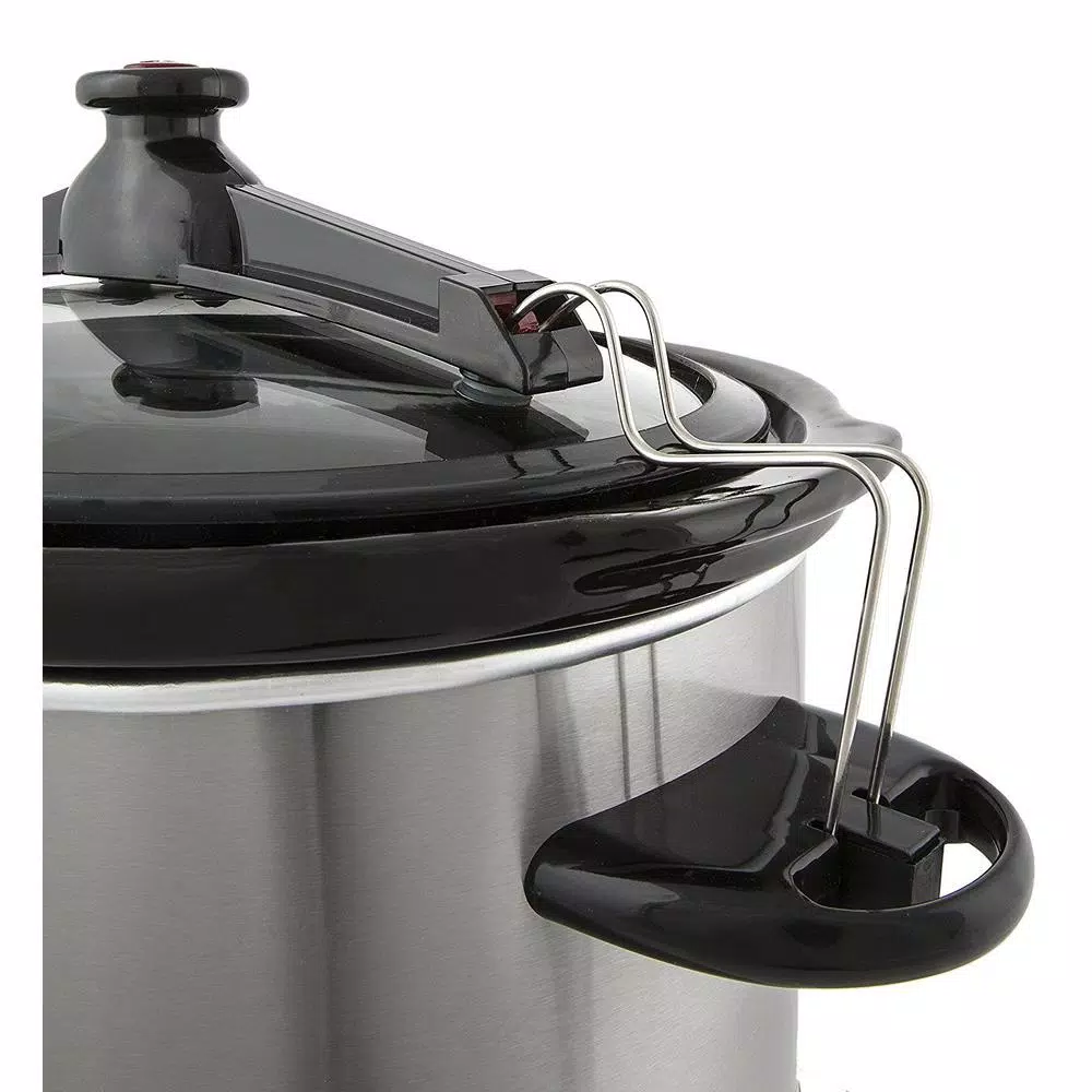 Cookers Elite Platinum 8.5 Qt. Stainless Steel Slow Cooker With Locking Lid 4 Cookers Elite Platinum 8.5 Qt. Stainless Steel Slow Cooker With Locking Lid - Image 2