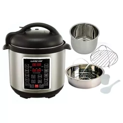 Cookers GoWISE USA 8 Qt. Stainless Steel Electric Pressure Cooker With Stainless Steel Pot 8 Cookers GoWISE USA 8 Qt. Stainless Steel Electric Pressure Cooker With Stainless Steel Pot -Dessert Makers Popular Store stainless steel gowise usa electric pressure cookers gw22623 40 1000