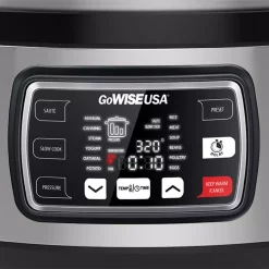 Cookers GoWISE USA Ovate 8.5 Qt. Stainless Steel Electric Pressure Cooker Oval With Accessories And 50-Recipes 14 Cookers GoWISE USA Ovate 8.5 Qt. Stainless Steel Electric Pressure Cooker Oval With Accessories And 50-Recipes -Dessert Makers Popular Store stainless steel gowise usa electric pressure cookers gw22708 44 1000