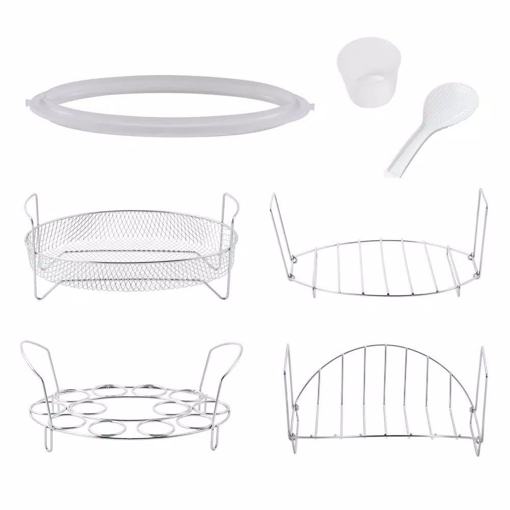 Cookers GoWISE USA Ovate 9.5 Qt. Stainless Steel Oval Electric Pressure Cooker With 6-Accessories And 50-Recipes 7 Cookers GoWISE USA Ovate 9.5 Qt. Stainless Steel Oval Electric Pressure Cooker With 6-Accessories And 50-Recipes - Image 5