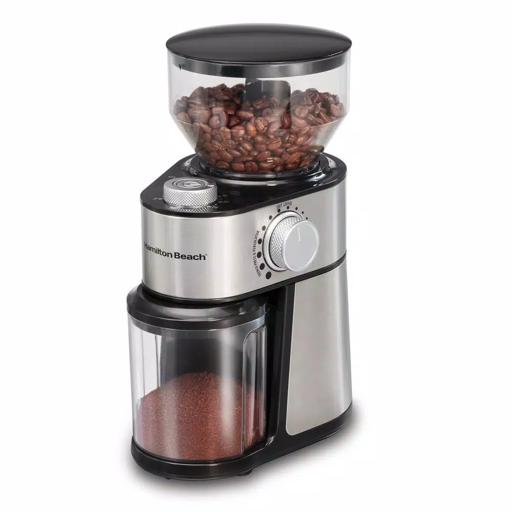 Coffee Makers Hamilton Beach 16 Oz Stainless Steel Burr Coffee Grinder 4 Coffee Makers Hamilton Beach 16 Oz Stainless Steel Burr Coffee Grinder - Image 2
