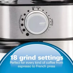Coffee Makers Hamilton Beach 16 Oz Stainless Steel Burr Coffee Grinder 15 Coffee Makers Hamilton Beach 16 Oz Stainless Steel Burr Coffee Grinder -Dessert Makers Popular Store stainless steel hamilton beach coffee grinders 80385 fa 1000
