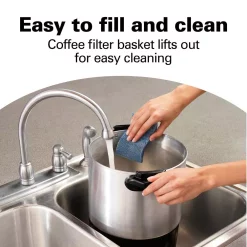 Coffee Makers Hamilton Beach 45-Cup Fast Brew Stainless Steel With 1-Hand Dispensing Coffee Urn -Dessert Makers Popular Store stainless steel hamilton beach coffee urns 40521 76 1000