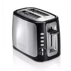 Toasters Hamilton Beach Sure Toast 800 W 2-Slice Stainless Steel Wide Slot Toaster