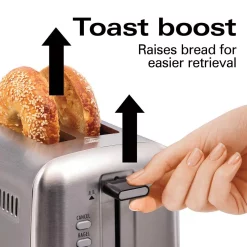 Toasters Hamilton Beach Pro 2-Slice Stainless Steel Wide Slot Toaster 16 Toasters Hamilton Beach Pro 2-Slice Stainless Steel Wide Slot Toaster -Dessert Makers Popular Store stainless steel hamilton beach pop up toasters 22990 1f 1000