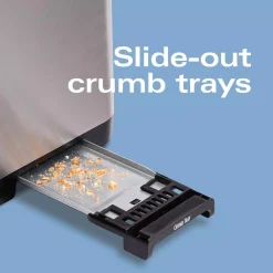 Toasters Hamilton Beach Pro 4-Slice Stainless Steel Wide Slot Toaster 18 Toasters Hamilton Beach Pro 4-Slice Stainless Steel Wide Slot Toaster -Dessert Makers Popular Store stainless steel hamilton beach pop up toasters 24990 fa 1000