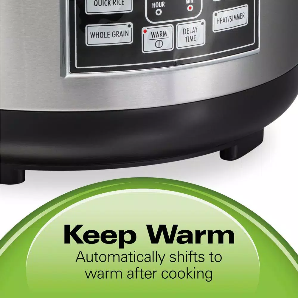 Cookers Hamilton Beach 20-Cup Stainless Steel Rice/Hot Cereal Cooker With Rice Rinser/Steam Basket 7 Cookers Hamilton Beach 20-Cup Stainless Steel Rice/Hot Cereal Cooker With Rice Rinser/Steam Basket - Image 5