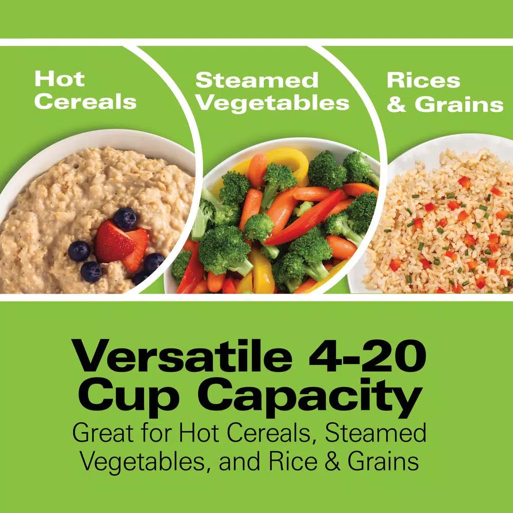 Cookers Hamilton Beach 20-Cup Stainless Steel Rice/Hot Cereal Cooker With Rice Rinser/Steam Basket 5 Cookers Hamilton Beach 20-Cup Stainless Steel Rice/Hot Cereal Cooker With Rice Rinser/Steam Basket - Image 3