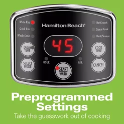 Cookers Hamilton Beach 14-Cup Stainless Steel Rice/Hot Cereal Cooker 13 Cookers Hamilton Beach 14-Cup Stainless Steel Rice/Hot Cereal Cooker -Dessert Makers Popular Store stainless steel hamilton beach rice cookers 37548 fa 1000