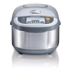 Cookers Hamilton Beach Advanced Multi-Function 16-Cup Stainless Steel Rice Cooker With Fuzzy Logic -Dessert Makers Popular Store stainless steel hamilton beach rice cookers 37570 c3 1000