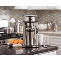 Coffee Makers Hamilton Beach Stainless Steel Single Serve Coffee Maker With Built-In Filter -Dessert Makers Popular Store stainless steel hamilton beach single serve coffee makers 49981 66 1000