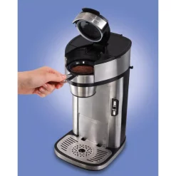Coffee Makers Hamilton Beach Stainless Steel Single Serve Coffee Maker With Built-In Filter -Dessert Makers Popular Store stainless steel hamilton beach single serve coffee makers 49981 c3 1000