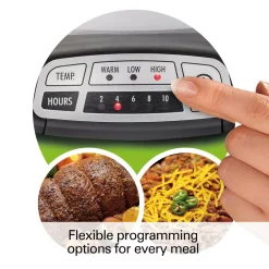 Cookers Hamilton Beach 4 Qt. Stainless Steel Slow Cooker With Built In Timer 14 Cookers Hamilton Beach 4 Qt. Stainless Steel Slow Cooker With Built In Timer -Dessert Makers Popular Store stainless steel hamilton beach slow cookers 33443 44 1000