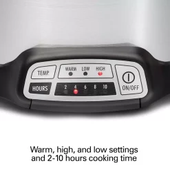 Cookers Hamilton Beach 4 Qt. Stainless Steel Slow Cooker With Built In Timer 12 Cookers Hamilton Beach 4 Qt. Stainless Steel Slow Cooker With Built In Timer -Dessert Makers Popular Store stainless steel hamilton beach slow cookers 33443 4f 1000