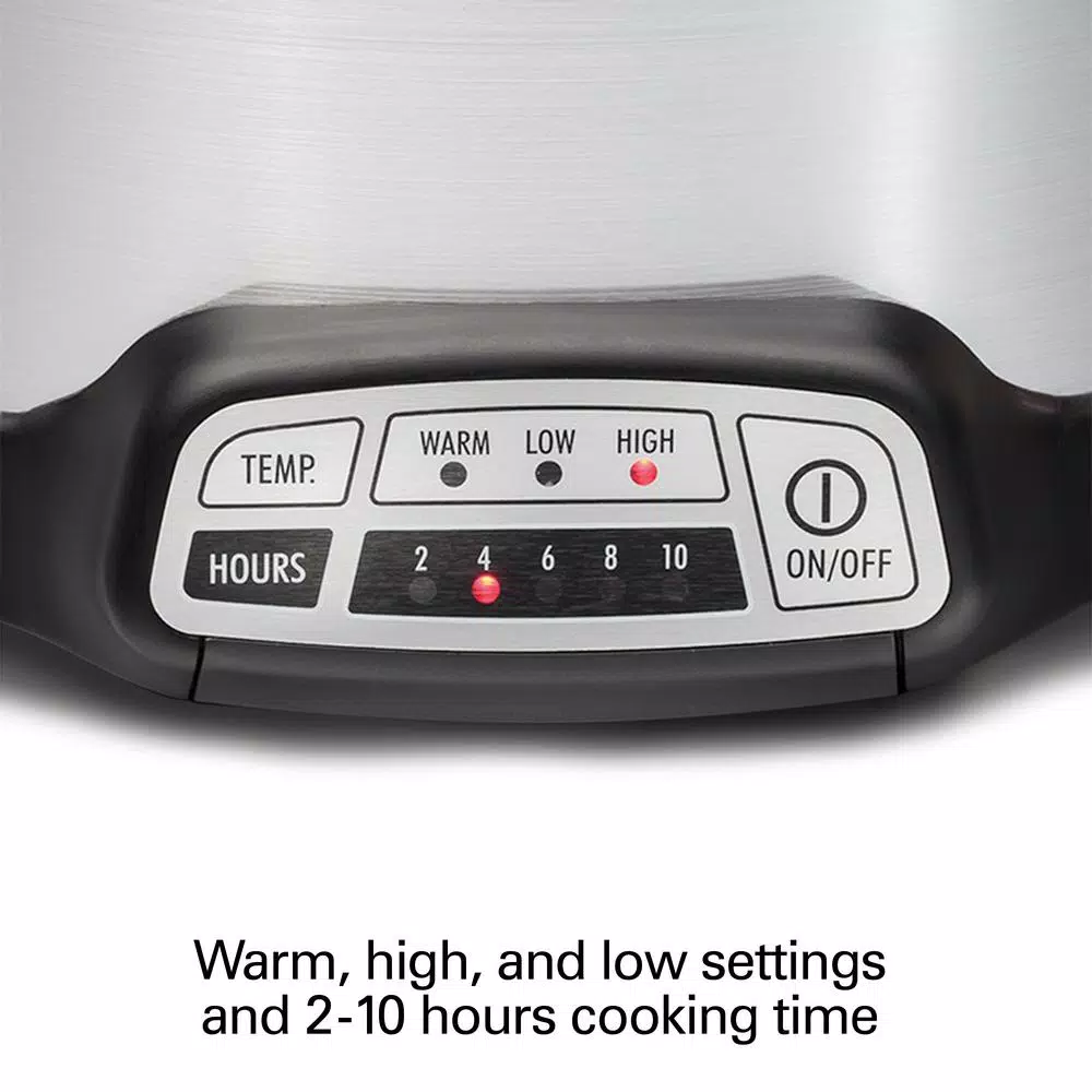 Cookers Hamilton Beach 4 Qt. Stainless Steel Slow Cooker With Built In Timer 5 Cookers Hamilton Beach 4 Qt. Stainless Steel Slow Cooker With Built In Timer - Image 3