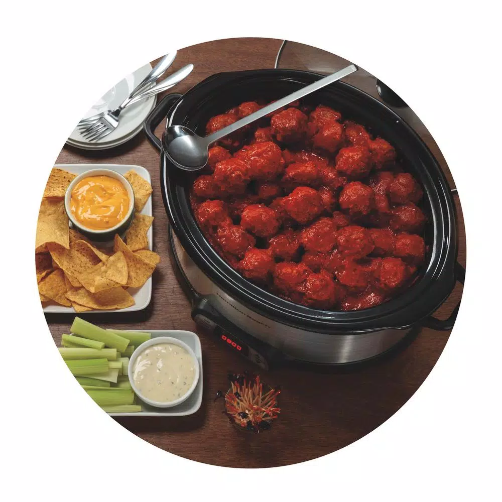 Cookers Hamilton Beach 8 Qt. Programmable Stainless Steel Slow Cooker With Built-In Timer And Temperature Settings 6 Cookers Hamilton Beach 8 Qt. Programmable Stainless Steel Slow Cooker With Built-In Timer And Temperature Settings - Image 4