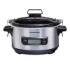 Cookers Hamilton Beach 6 Qt. Stainless Steel Slow Cooker 2 Cookers Hamilton Beach 6 Qt. Stainless Steel Slow Cooker -Dessert Makers Popular Store stainless steel hamilton beach slow cookers 33867 64 1000