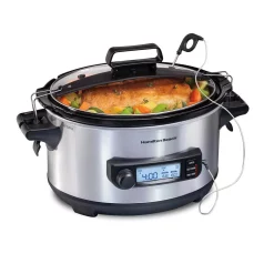 Cookers Hamilton Beach 6 Qt. Stainless Steel Slow Cooker 15 Cookers Hamilton Beach 6 Qt. Stainless Steel Slow Cooker -Dessert Makers Popular Store stainless steel hamilton beach slow cookers 33867 c3 1000