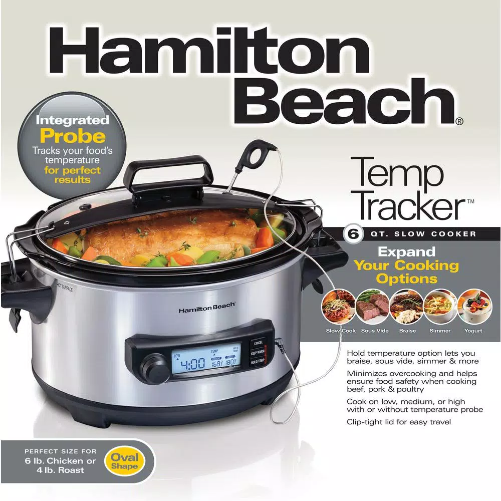 Cookers Hamilton Beach 6 Qt. Stainless Steel Slow Cooker 10 Cookers Hamilton Beach 6 Qt. Stainless Steel Slow Cooker - Image 8