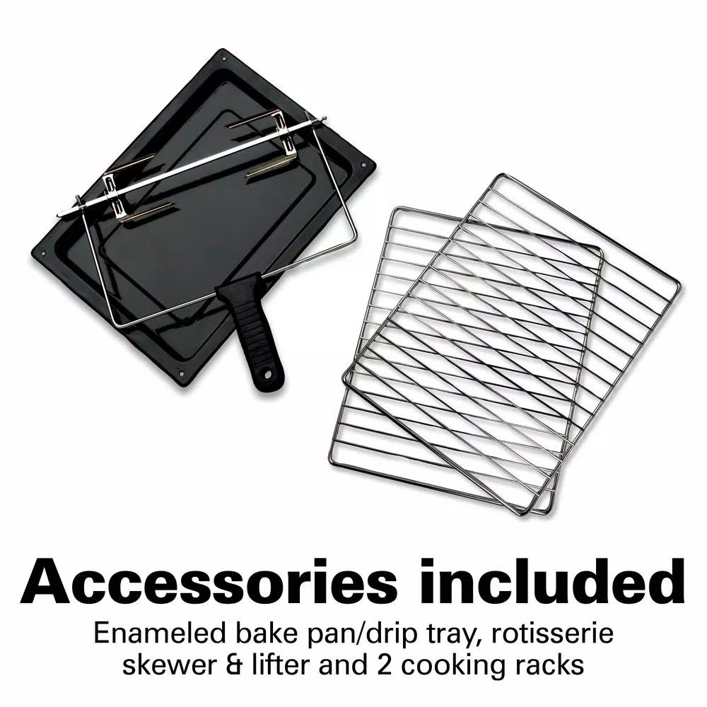 Toasters Hamilton Beach 1500 W 6-Slice Stainless Steel Digital Countertop Oven With Convection And Rotisserie 5 Toasters Hamilton Beach 1500 W 6-Slice Stainless Steel Digital Countertop Oven With Convection And Rotisserie - Image 3