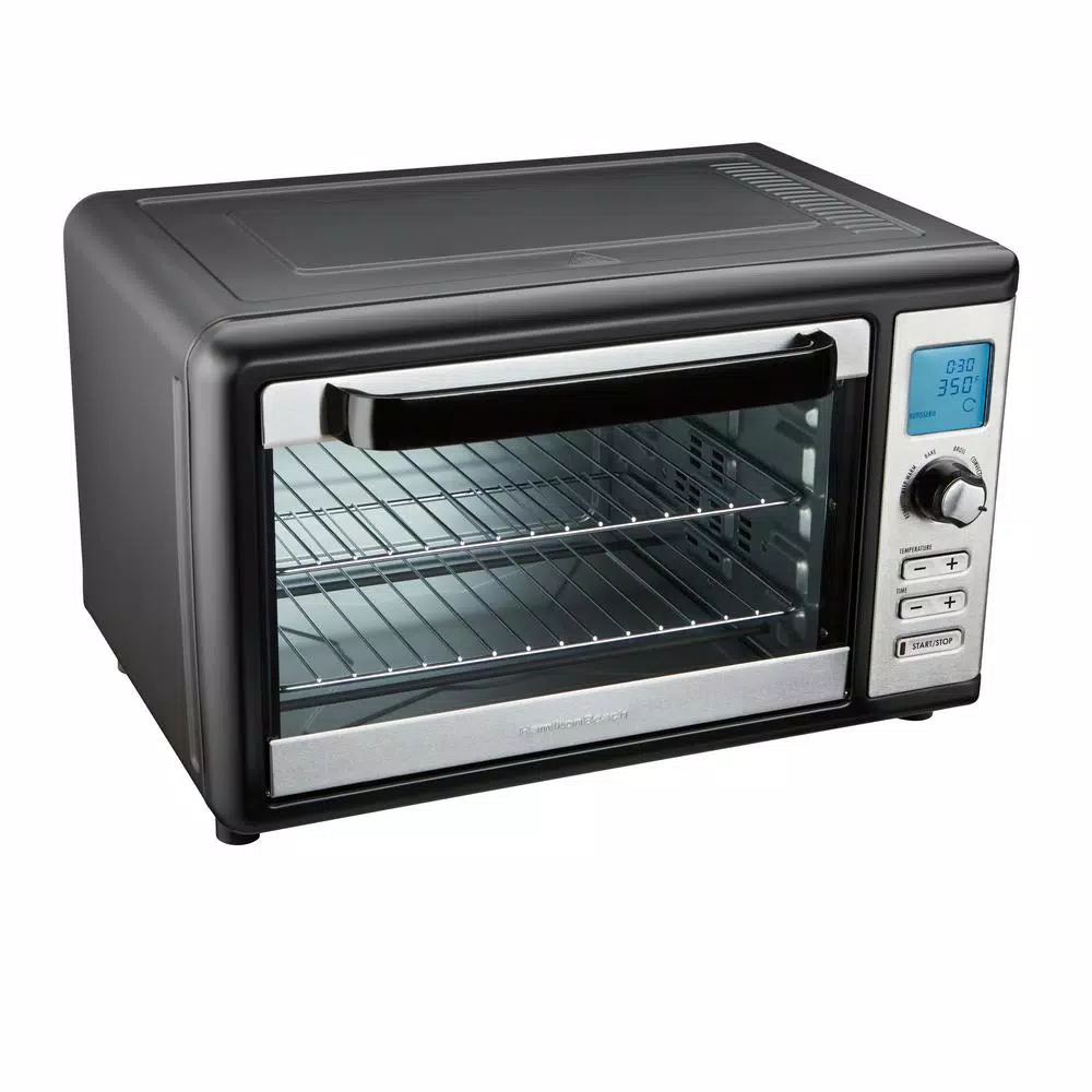 Toasters Hamilton Beach 1500 W 6-Slice Stainless Steel Digital Countertop Oven With Convection And Rotisserie 3 Toasters Hamilton Beach 1500 W 6-Slice Stainless Steel Digital Countertop Oven With Convection And Rotisserie