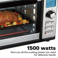 Toasters Hamilton Beach 1500 W 6-Slice Stainless Steel Digital Countertop Oven With Convection And Rotisserie 16 Toasters Hamilton Beach 1500 W 6-Slice Stainless Steel Digital Countertop Oven With Convection And Rotisserie -Dessert Makers Popular Store stainless steel hamilton beach toaster ovens 31154 76 1000