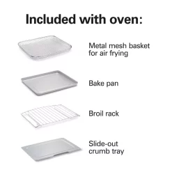 Toasters Hamilton Beach Sure Crisp 1120 W 4-Slice Stainless Steel Toaster Oven With Air Fry 15 Toasters Hamilton Beach Sure Crisp 1120 W 4-Slice Stainless Steel Toaster Oven With Air Fry -Dessert Makers Popular Store stainless steel hamilton beach toaster ovens 31403 44 1000